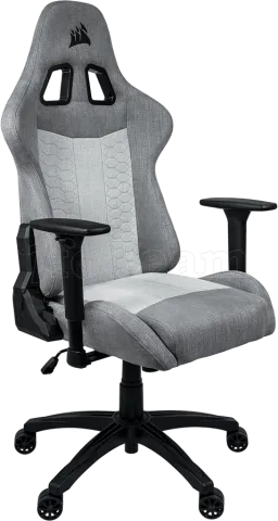 Photo de Fauteuil Corsair TC100 Relaxed (Argent/Gris)