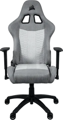 Photo de Fauteuil Corsair TC100 Relaxed (Argent/Gris)