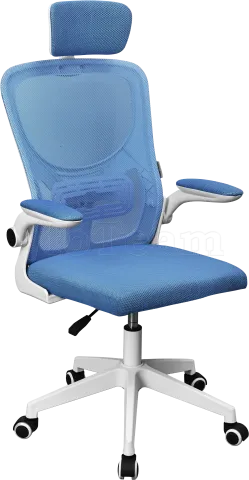 Photo de Fauteuil ergonomique Mars Gaming MGC-Ergo Plus (Bleu/Blanc)