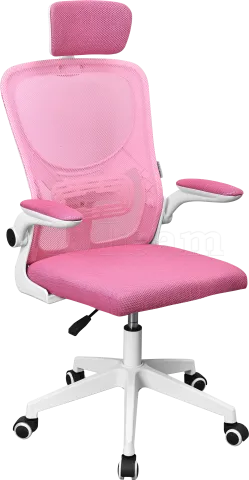 Photo de Fauteuil ergonomique Mars Gaming MGC-Ergo Plus (Rose/Blanc)