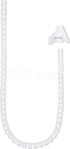 Photo de Gaîne Organisateur de câbles Nanocable 1m x 25mm avec outil de pose (Blanc)