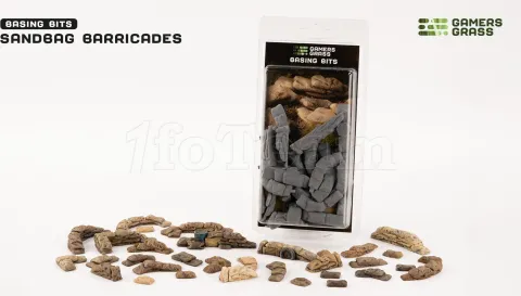 Photo de Gamers Grass - Basing Bits : Sandbag Barricades