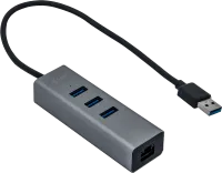 Photo de Hub USB 3.0 I-Tec 3 ports + RJ45