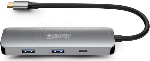 Photo de Hub USB 3.0 Urban Factory Hubee 4 ports (Gris)