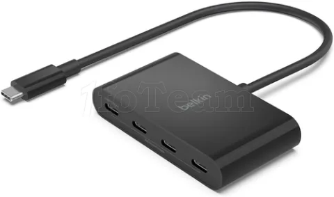 Photo de Hub USB-C 3.0 Belkin Connect - 4 ports USB-C (Noir)