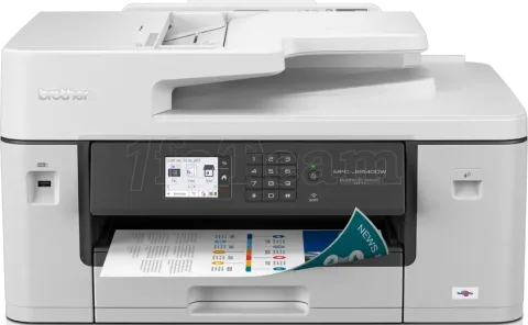 Photo de Imprimante A3 Multifonction 4en1 Brother Gamme Business Smart MFC-J6540DW (Blanc)