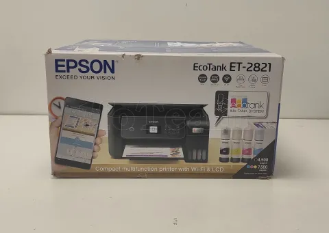 Photo de Imprimante Multifonction 3en1 Epson EcoTank ET-2821 (Noir) - SN X8KS032420 - ID 209055