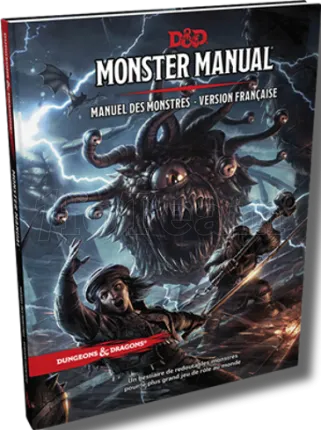 Photo de Jeu de Rôle : Dungeons & Dragons 5 - Livre Manuel des Monstres (Ed. Wotc)