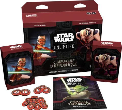 Photo de Jeu - Star Wars Unlimited : Crepuscule de la Republique  (Kit 2 Joueurs) (Fr)