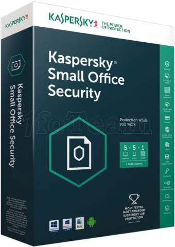 Photo de Kaspersky Small Office Security 5.0 - 1 an - 5 PC + 1 Serveur