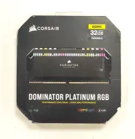 Photo de Kit Barrettes mémoire 32Go (2x16Go) DIMM DDR5 Corsair Dominator Platinum RGB 5200MHz CL40 (Noir) - SN 233603271262901/902 - ID 206788