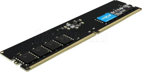 Photo de Kit Barrettes mémoire 32Go (2x16Go) DIMM DDR5 Crucial Classic 4800MHz (Noir)