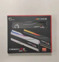 Photo de Kit Barrettes mémoire 32Go (2x16Go) DIMM DDR5 G.Skill Trident Z5 Neo RGB 6000MHz (Noir) AMD - SN 24282803621/22 - ID 209111