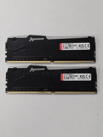 Photo de Kit Barrettes mémoire 32Go (2x16Go) DIMM DDR5 Kingston Fury Beast RGB  5600MHz (Noir) - SN 2401 0000010245269-O000188/89 - ID 211289