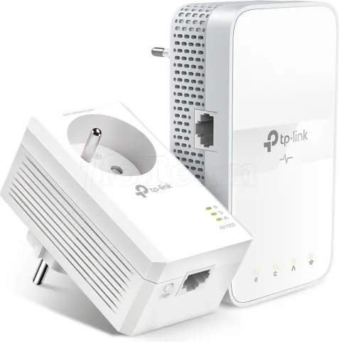 Photo de Kit de 2x Adaptateurs CPL + WiFi TP-Link Powerline TL-WPA7617 (AV1000)