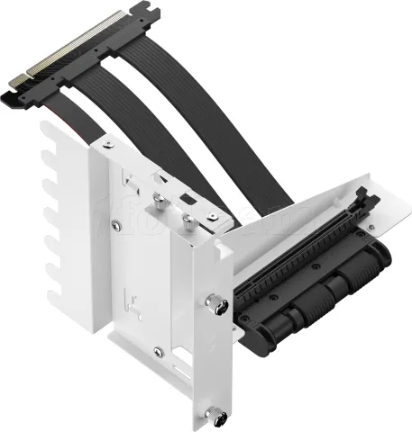 Photo de Kit Riser PCIe 4.0 16X Fractal Design Flex 2 avec support vertical et nappe 20cm (Blanc)