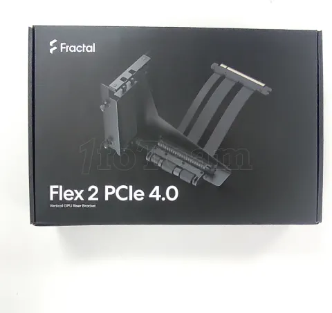 Photo de Kit Riser PCIe 4.0 16X Fractal Design Flex 2 avec support vertical et nappe 20cm (Noir) - ID 208303