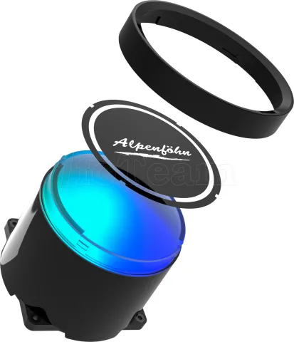 Photo de Kit Watercooling AIO Alpenföhn Gletscherwasser 240 RGB (Noir)