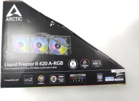 Photo de Kit Watercooling AIO Arctic Liquid Freezer II RGB - 420mm (Noir) - ID 209756