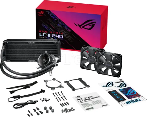 Photo de Kit Watercooling AIO Asus Rog Strix LC II - 240mm (Noir)