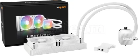 Photo de Kit Watercooling AIO be quiet! Light Loop RGB - 240mm (Blanc)