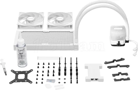 Photo de Kit Watercooling AIO be quiet! Light Loop RGB - 240mm (Blanc)