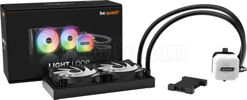 Photo de Kit Watercooling AIO be quiet! Light Loop RGB - 240mm (Noir)