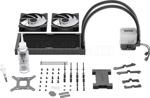 Photo de Kit Watercooling AIO be quiet! Light Loop RGB - 240mm (Noir)