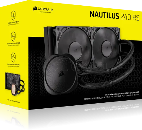 Photo de Kit Watercooling AIO Corsair Nautilus - 240mm (Noir)