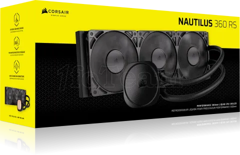 Photo de Kit Watercooling AIO Corsair Nautilus - 360mm (Noir)