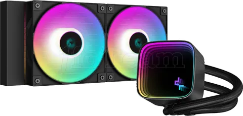 Photo de Kit Watercooling AIO DeepCool LS520 SE RGB - 240mm (Noir)