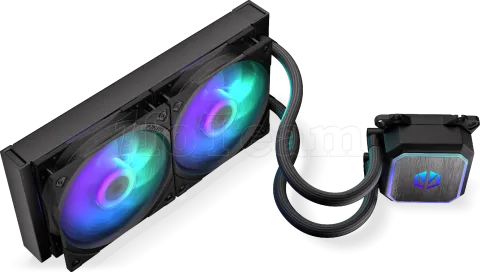 Photo de Kit Watercooling AIO Endorfy Navis F RGB - 240mm (Noir)