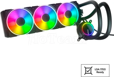 Photo de Kit Watercooling AIO Fractal Design Celsius+ S Prisma RGB - 360mm (Noir)