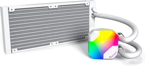 Photo de Kit Watercooling AIO Montech HyperFlow RGB - 240mm (Blanc)