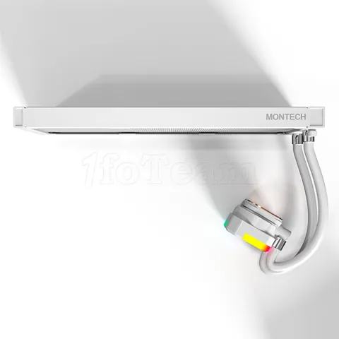 Photo de Kit Watercooling AIO Montech HyperFlow RGB - 360mm (Blanc)