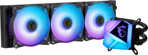 Photo de Kit Watercooling AIO MSI Mag CoreLiquid C RGB - 360mm (Noir)