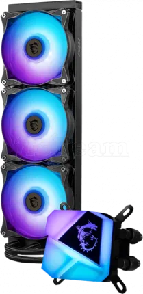 Photo de Kit Watercooling AIO MSI Mag CoreLiquid C RGB - 360mm (Noir)