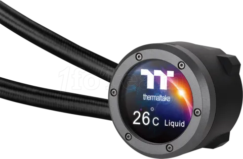 Photo de Kit Watercooling AIO Thermaltake TH V2 Ultra EX RGB - 420mm (Noir)