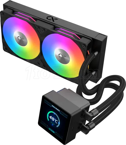 Photo de Kit Watercooling AIO Xigmatek Connect RGB - 240mm (Noir)