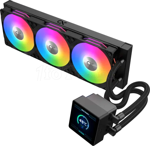 Photo de Kit Watercooling AIO Xigmatek Connect RGB - 360mm (Noir)