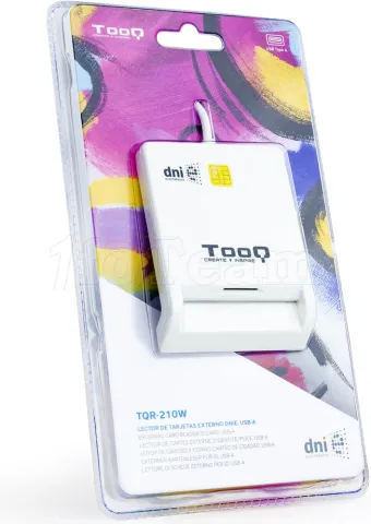 Photo de Lecteur de Cartes à puce TooQ TQR-210 USB 2.0