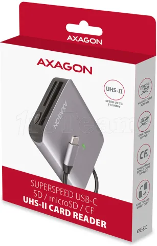 Photo de Lecteur de Cartes externe Axagon CRE-S3C USB 3.2