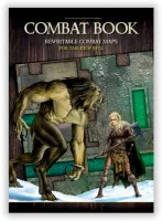 Photo de Livre de combat 1 Fantasy : Cartes de Combat Réinscriptibles pour jeux de rôle sur table