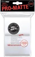 Photo de Lot de 100 Sleeves Ultra Pro Pro-Matte Format Standard 66x91mm (Blanc)