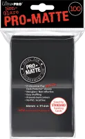 Photo de Lot de 100 Sleeves Ultra Pro Pro-Matte Format Standard 66x91mm (Noir)
