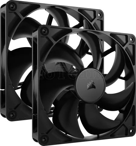 Photo de Lot de 2 Ventilateurs de boitier Corsair RS - 14cm (Noir)