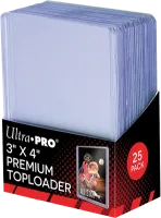 Photo de Lot de 25 Sleeves Ultra Pro TopLoader Premium Format 4"x3" (Ultra Clear)