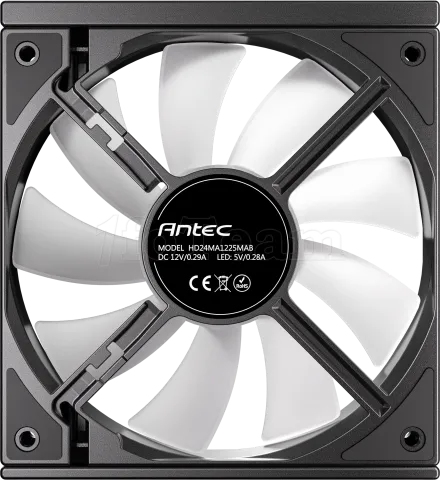 Photo de Lot de 3 Ventilateurs de boitier Antec Connect - 12cm (Noir)