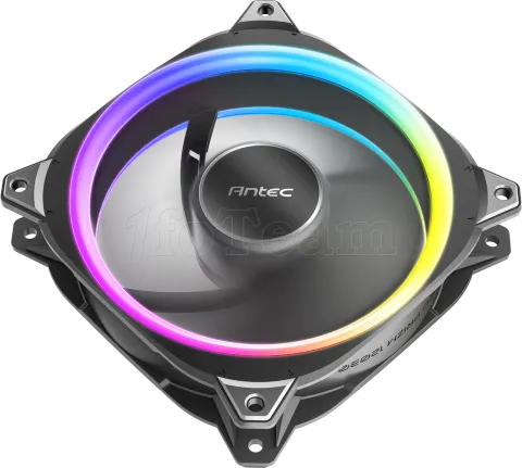 Photo de Lot de 3 Ventilateurs de boitier Antec Neo Prizm T3 RGB - 12cm (Noir)