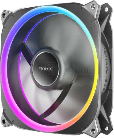 Photo de Lot de 3 Ventilateurs de boitier Antec Neo Prizm T3 RGB - 14cm (Noir)